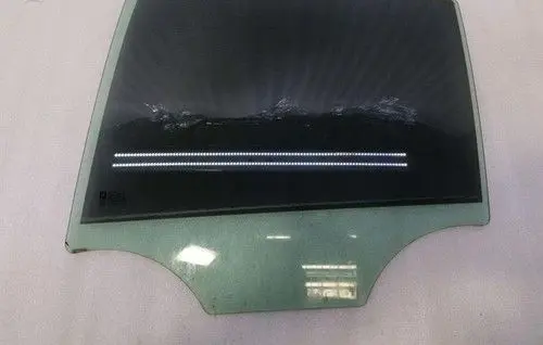 Cadillac STS Rear door window glass 25715108