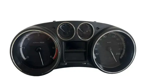Peugeot 308 Speedometer (instrument cluster) 9665107480 503001550311