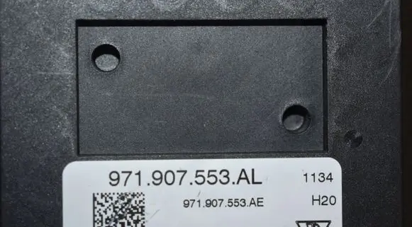 Porsche Panamera (971) Trunk lid opening control unit 971907553AL5555