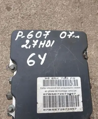 Peugeot 607 ABS Pump 0265234052 9660470280 0265950326