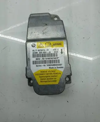 BMW 5 E60 E61 Airbag control unit/module 31697837401p