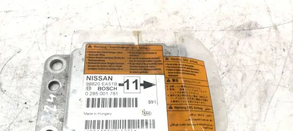 Nissan Pathfinder R51 Airbag control unit/module 98820EA51B 0285001781