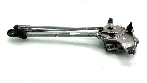 Front wiper linkage and motor