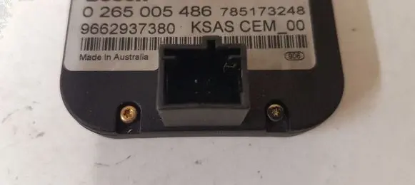Citroen C4 I Picasso Steering angle sensor 0265005486 9662937380