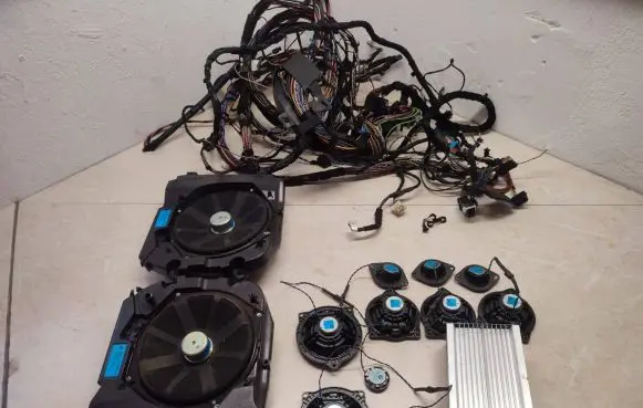 BMW 5 F10 F11 Audio system kit 65129266355 65129313040 65129312592
