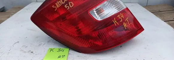 Skoda Fabia Mk2 (5J) Rear/tail lights 265678465
