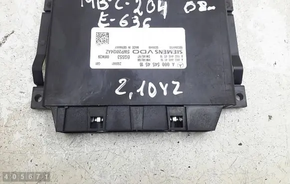 Mercedes-Benz C W204 Gearbox control unit/module a0005454516