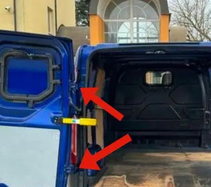 Ford Transit Custom Loading door hinge set BK21V429A14AC
