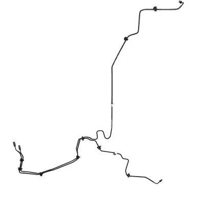 Ford Kuga III Brake line pipe/hose LX612265AB LX612C008AC