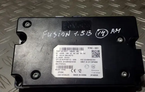 Ford Fusion II Other control units/modules KMHSG1G1 ES7T14B428AA