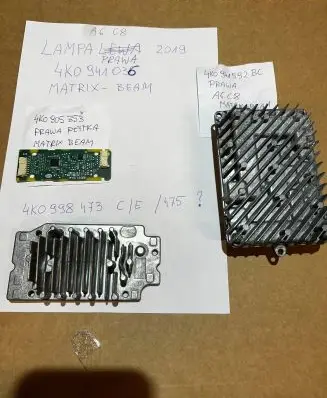Audi A6 S6 C8 4K Xenon control unit/module 4k0941036 4k0941592bc 4k0998473c.e