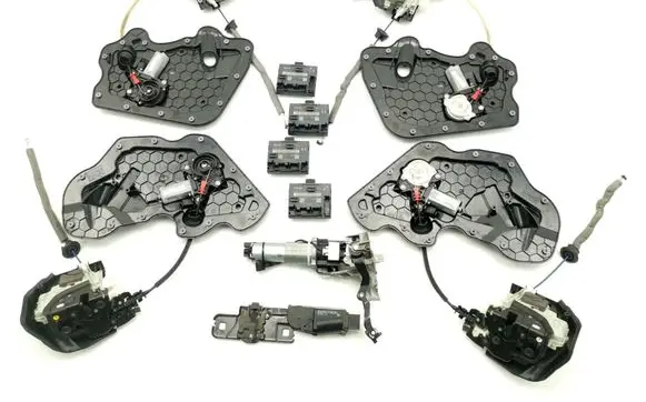 Audi A8 S8 D2 4D Front door soft close latching motor (coupe) 4F0837059