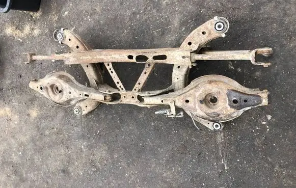 Rear axle beam