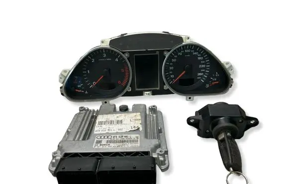 Audi A6 Allroad C6 Engine ECU kit and lock set 4F0909131E