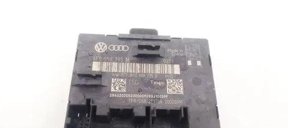 Audi A6 S6 C6 4F Door control unit/module 4F0959795M 8K0959795B