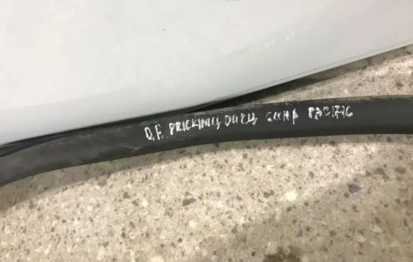 Chrysler Pacifica Front door rubber seal 