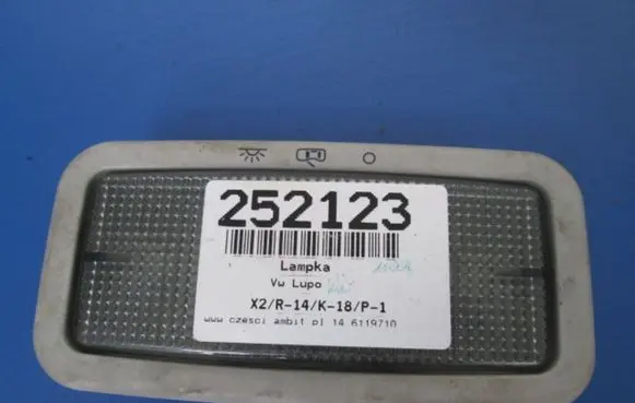 Volkswagen Lupo Boot/trunk interior light 