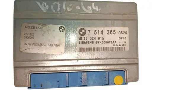 BMW 5 E39 Gearbox control unit/module 7514365 5WK33503AA 96024915