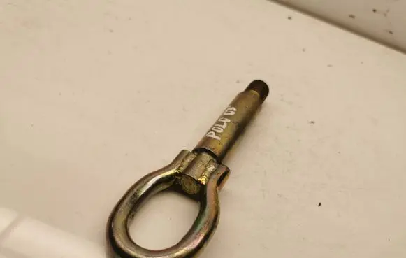 Towing hook eye