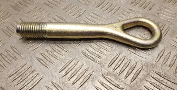 Towing hook eye