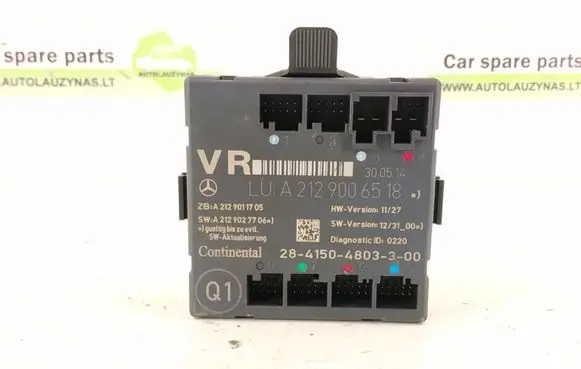 Mercedes-Benz C W204 Door control unit/module A2129006518 2129006518