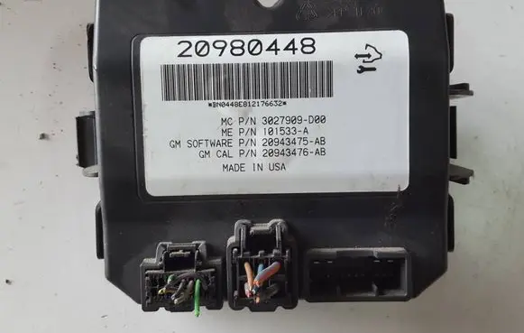 Opel Insignia A Tailgate/trunk control unit/module 20980448 3027909D00