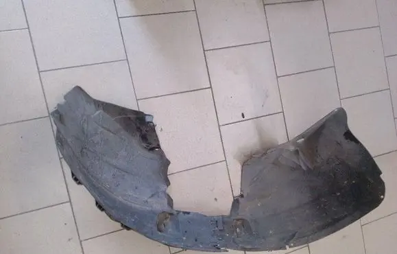 Opel Corsa D Front wheel arch liner splash guards 13187356