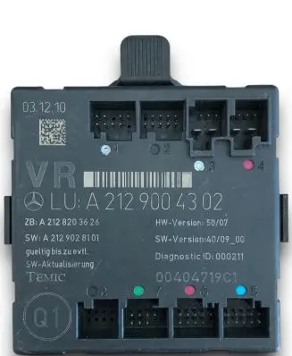 Mercedes-Benz E W212 Door control unit/module A2129004302