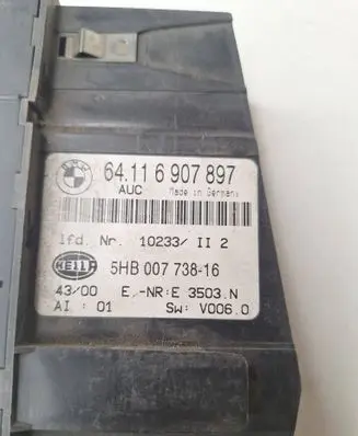 BMW 3 E46 Climate control unit 6907897