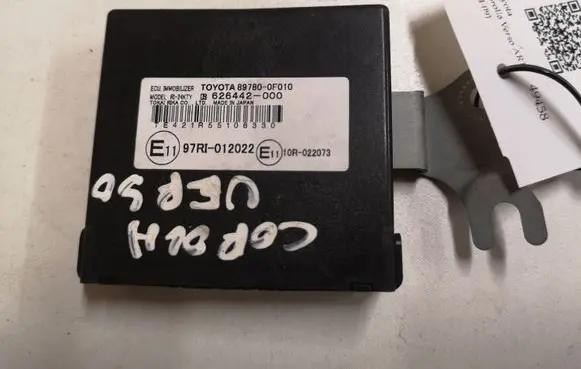 Toyota Corolla Verso AR10 Immobilizer control unit/module 897800F010 626442000 10R022073