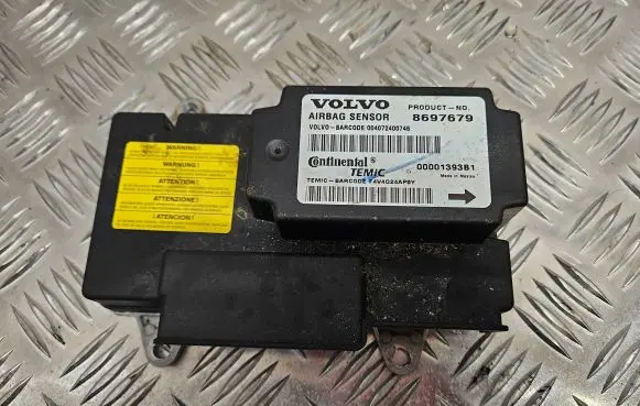 Volvo V50 Airbag control unit/module 8697679 00001393B1 004072400746