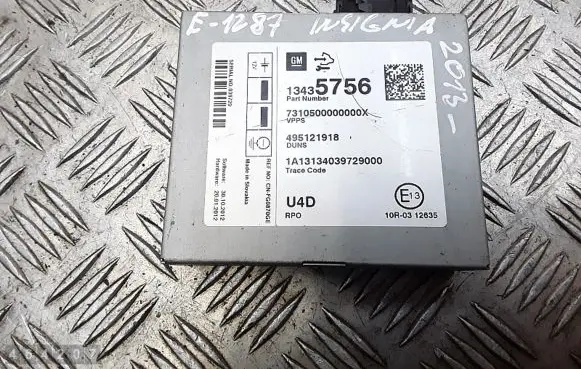 Opel Insignia A HiFi Audio sound control unit 13435756