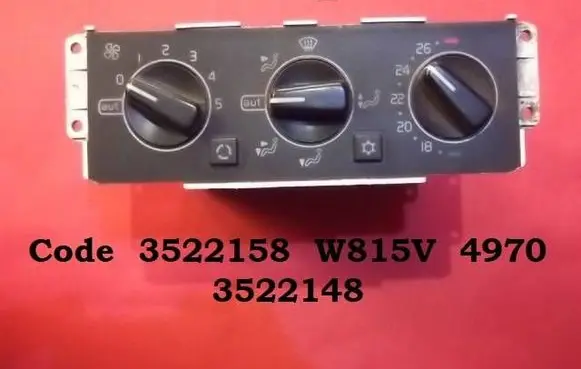 Volvo 740 Climate control unit 3522158 W815V 4970
