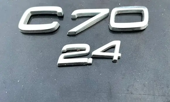 Volvo C70 Rear loading door model letters 