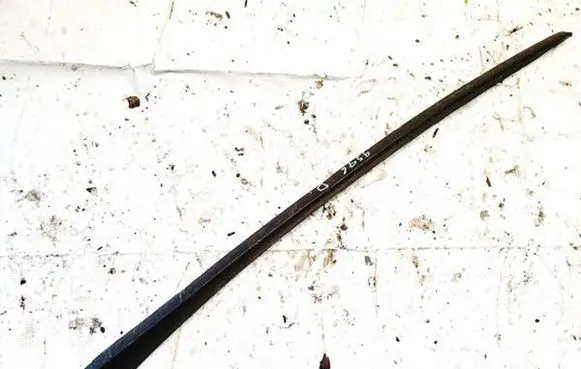 Front door glass trim molding