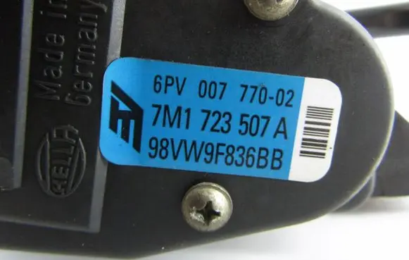 Ford Galaxy Accelerator throttle pedal 7M1723507A