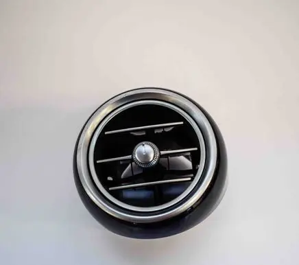 Dashboard air vent grill cover trim