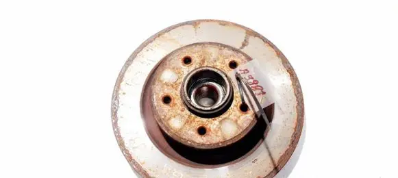 Renault Laguna II Rear brake disc neventiliuojamas