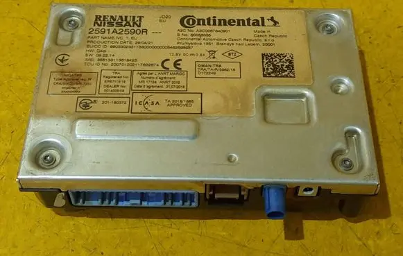 Renault Zoe Other control units/modules 2591A2590R