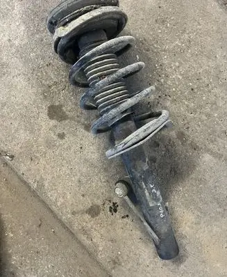 Peugeot 607 Front shock absorber with coil spring