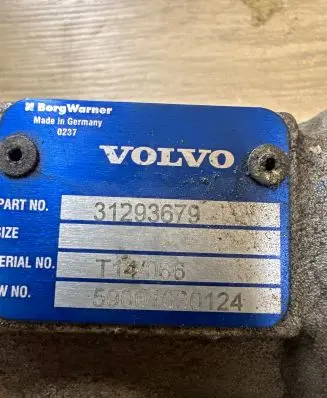 Volvo V60 Turbo solenoid valve 31293679 T14066 59001030124