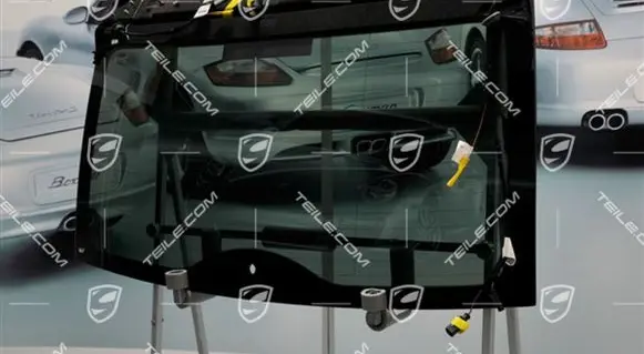 Porsche Cayenne (9PA) Rear windscreen/windshield window 95554501127