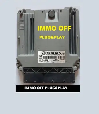 Skoda Octavia Mk2 (1Z) Engine control unit/module 0281014721 03G906016MJ 03G906016DR