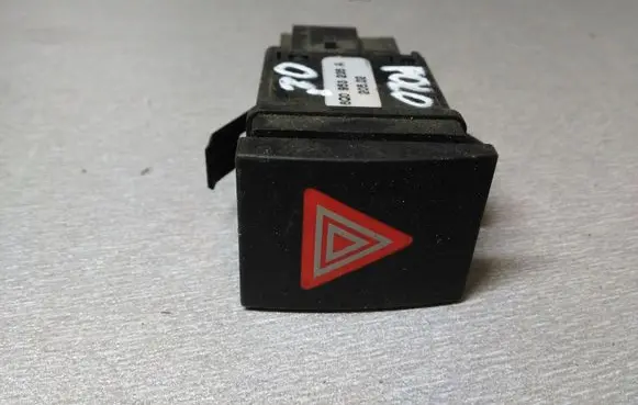 Volkswagen Polo Hazard light switch 6Q0953235A