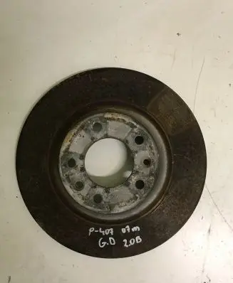 Peugeot 407 Rear brake disc