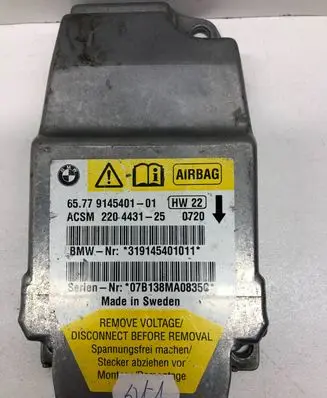 BMW 5 E60 E61 Airbag control unit/module 9145401