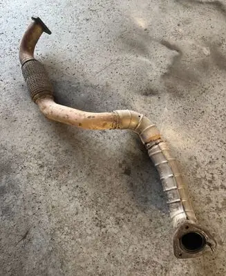 Opel Astra K Muffler pipe connector clamp 