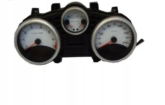 Peugeot 206+ Speedometer (instrument cluster) 9666637180