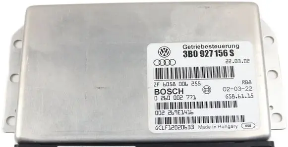 Volkswagen PASSAT B5.5 Gearbox control unit/module 3B0927156S 0260002771 ZF6058006255