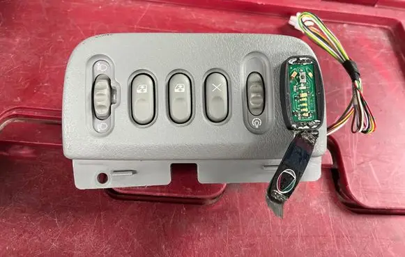 Renault Scenic I Headlight level height control switch 7700432429